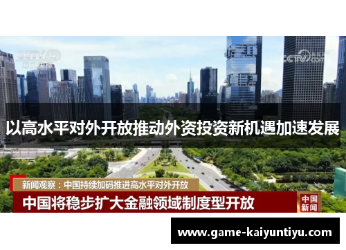 以高水平对外开放推动外资投资新机遇加速发展